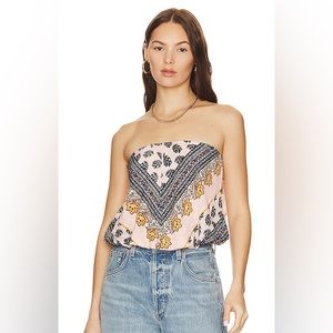 Free People Borderline Tube Top